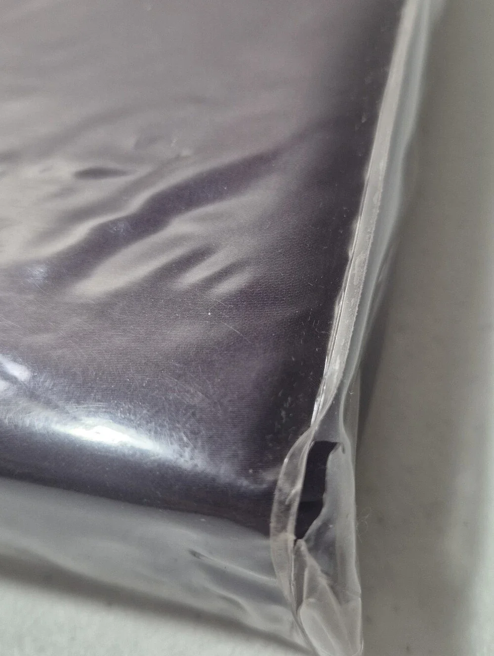 Lauren Ralph Lauren Regent Sateen Queen Flat Sheet Plum 600 TC Cotton 94